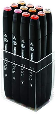 ShinHanart Touch Twin Marker Skin Tones 12er Set Grafikmarker Box Design