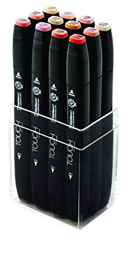 ShinHanart Touch Twin Marker Skin Tones 12er Set Grafikmarker Box Design