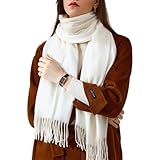 Cadeau parfait : Cette longue écharpe peut être portée et stylisée de différentes façons, à la fois comme écharpe d’hiver et comme châle pour vous garder au chaud en hiver. Une longue écharpe chaude et douillette peut être utilisée comme cadeau pour grand-mère, maman, petite amie ou partenaire, ainsi que comme couverture dans l’avion ou dans la chambre. C’est le cadeau de Noël parfait.