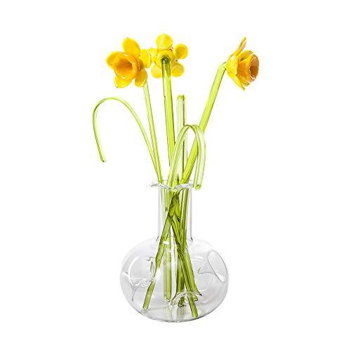 Parmy Artificial Flowers (Daffodils, Poppies, etc) in a Glas