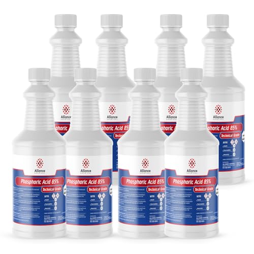 Phosphoric Acid 85% Technical Grade - 8 Quarts - Bulk Pack for Industrial Metal Finishing, Chemical Processing