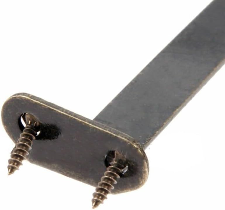 Furniture Hardware Lid Support Hinges for Jewelry Chests and Display Cabinets 2 Pack with Smooth Movement