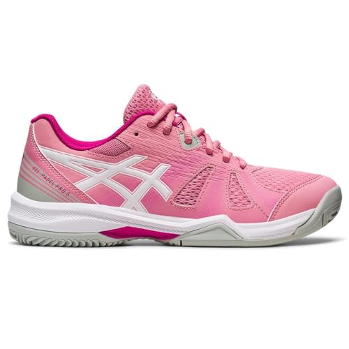 Tenis ASICS Gel Padel Pro 5 Feminino Rosa e Branco Modelo 2023 (br_footwear_size_system, adult, nume