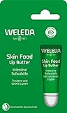WELEDA Bio Skin Food Lip Butter, Naturkosmetik Lippenpflege aus Bienenwachs & Sonnenblumenöl bei trockenen Lippen, macht spröde Lippen weich und zart (1 x 8 ml)