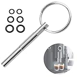 Kaffeemaschine Reparaturwerkzeuge Kaffeemaschinen Schrauben Bit Ovalkopf Bit Schlüssel Ovalbit Reparatur Werkzeug Kompatibel mit Krups Siziliana AEG Kaffeeautomaten Werkzeug und Schwarz 6 Gummiringen