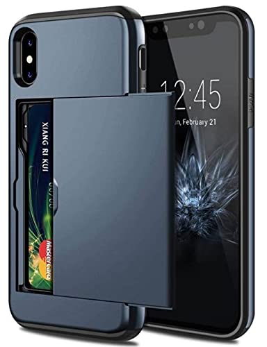 Coque iPhone porte-cartes compatible iPhone 13 12 Mini 11 Pro XS Max XR