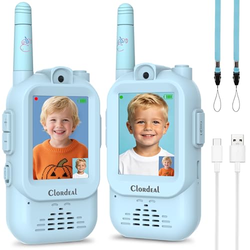 Talkie walkie enfant rechargeable appel vidéo pour jouer sans écran connecté ni ondes internet