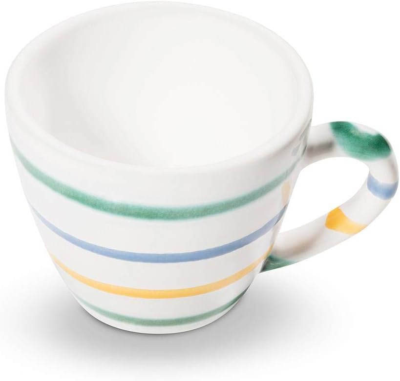 GMUNDNER KERAMIK Manufaktur 0103TEGO06 Buntgeflammt Gourmet Espresso Cup 0.06 L