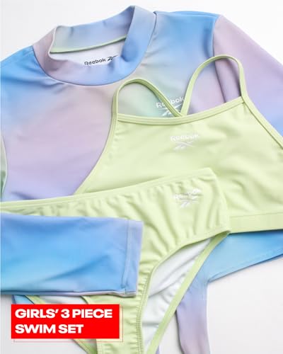 Reebok 999595302 Girls' Rash Guard Set thumb #1