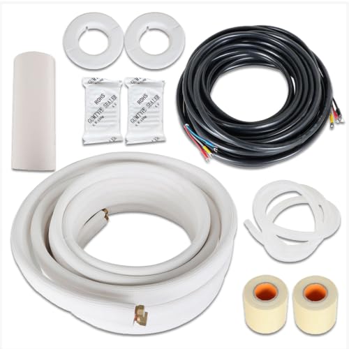 findmall 50FT Air Conditioning Tubing Hose Extension 3/8 and 5/8 Inch