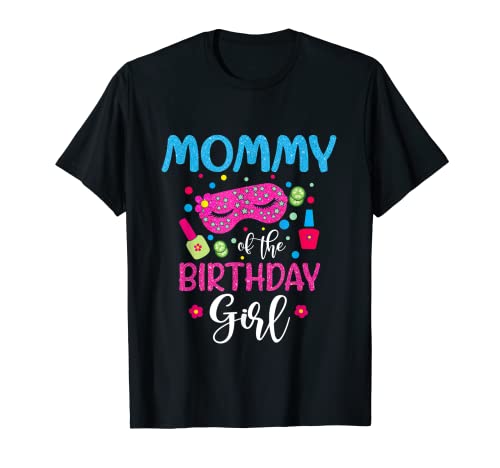 Maquillaje de esmalte de uñas para fiesta de spa de mamá del cumpleaños Camiseta