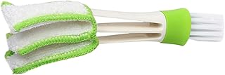 IMIKEYA Mini Duster Entlüftungsbürste für Auto Klimaanlage und Innenraumreinigung Abnehmbare Nylonbürste und Reinigungstuch Vielseitig für Lüftungsschlitze und Tastaturen