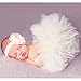 Produktbild Hengsong Neugeborenes Baby Rock Tutu Kleidung Trikot Kostüm Foto Prop Outfits Bekleidung Set (Beige)