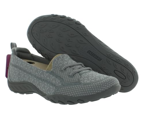Image of Skechers Breathe Easy Holding Line Slip On Womens Shoes