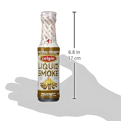 Colgin Authentic Mesquite Flavor (4 Oz) for Home Cooks and BBQ Enthusiasts - Liquid Smoke for Cooking - Add Mesquite Liquid Smoke Flavoring to BBQs & Dips - Ideal for Grilling & Marinades (2 Pack)