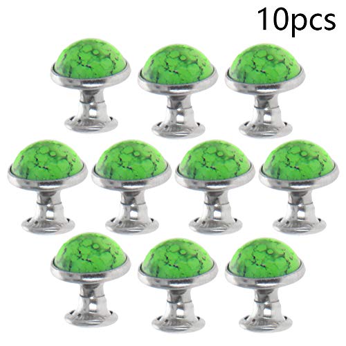 100 Set Rivetti In Metallo Per Pelle 6 Mm - Rivetti A Doppio Cappuccio Per Fai Da Te E Artigianato (Oro) - Foto 5