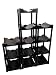 Bottle Buddy TBB80016 Storage System, Black, 12-Pack, 12 Shelves