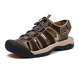  SAGUARO Sandalias Deportivas para Hombres Verano Cerradas Zapatos Antideslizante Sandalias de Playa Marrón 41 EU
