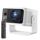 Reagle R-MOVIELUM-P41 Beamer Full HD 1080p 8K Upscaling, 900 ANSI LED Projektor Tragbar 140 Zoll, Android 14 Wi-Fi 6 Bluetooth 5.4 Auto Fokus Keystone HDMI USB Smart TV 180° drehbar Heimkino Miracast