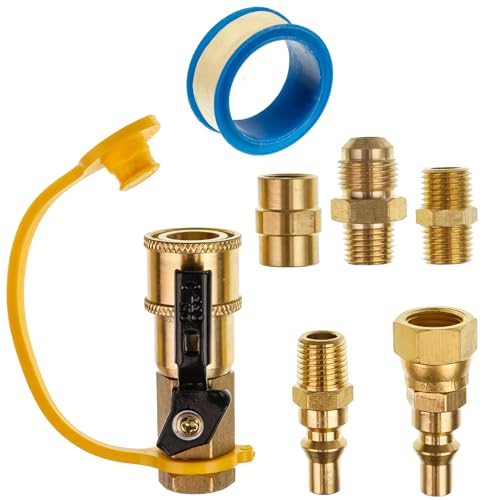 Raccord rapide propane BlueStars pour brancher votre foyer de camping-car - 2