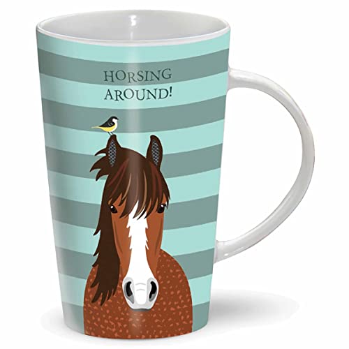 Latte Mug - Horsing Around