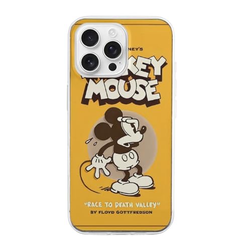 �f�B�Y�j�[ �~�b�L�[�}�E�X IPhone16 �Ή� �P�[�X �ϏՌ� �y���^ ���ϖh�~/Qi�������C�����X�[�d�Ή� �X�}�z�P�[�X ����~�� �w��h�~