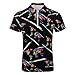 Flag Map of The World Men's Short Sleeve Polo Shirts Casual Golf Tee Slim Fit T-Shirt Tops 25.99