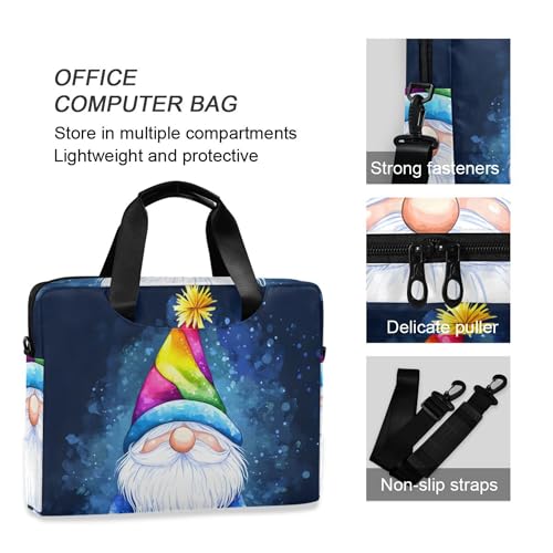 Maletín para portátil con diseño de gnomo rainbow miniatura 5
