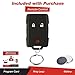 KeylessOption Key Fob Replacement for 2014 2015 2016 2017 2018 2019 2020 2021 2022 Chevrolet Chevy Colorado Silverado Suburban Tahoe GMC Canyon Sierra Yukon Remote, 3-Button M3N-32337100
