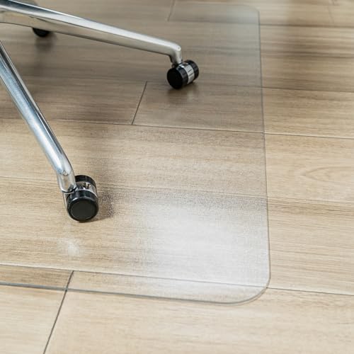MuArts Clear 36x48 Inch Transparent Hardwood Floor Mat