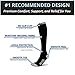 SB SOX Lite Compression Socks for Men & Women (15-20mmHg) – Best Compression Socks for Travel, Sports, and Daily Wear - XXL Sizes too! (Dress - Black Argyle, L/XL)