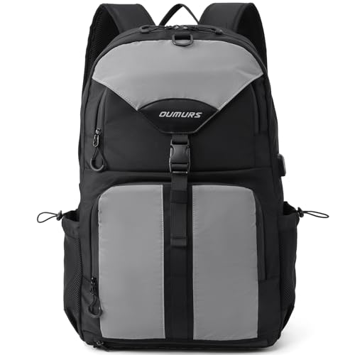 Oumurs Reflective Motorcycle Backpack 35L with Helmet Holder