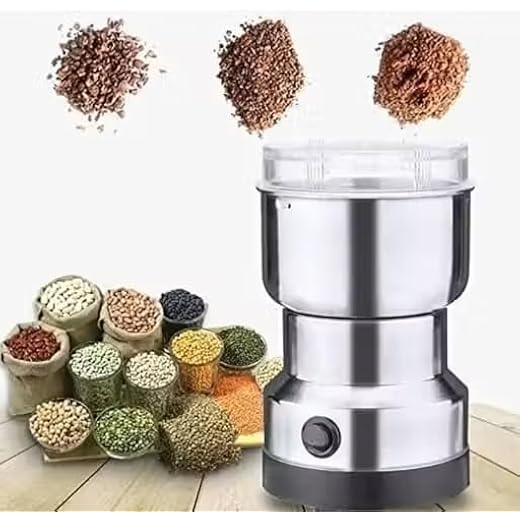 Electric Spice and Coffee Grinder, Stainless Steel, 150W