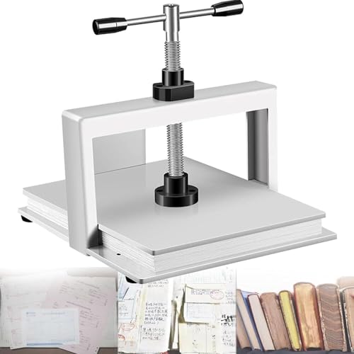 Pressa per carta manuale resistente, pressione 1500 kg, raccoglitore formato A4 per rilegatura e finitura certificati professionali