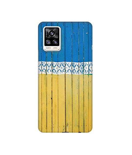 Image of Solimo Designer Wooden Pattern 3D Printed Hard Back Case Backcase for Mobile Cover for Vivo V20