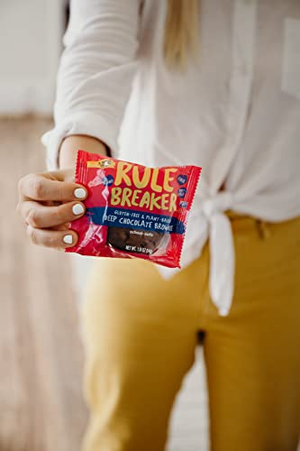 image for Rule Breaker Snacks Brownie Blondie Variety Pack | Vegan, Gluten-Free,
