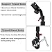 Yoidesu Tripod Stability Arms,Aluminium Alloy Tripod Stability Arms for Slider Camera Dolly Track Rail Increasing Stability Lightweight Adjustable Length