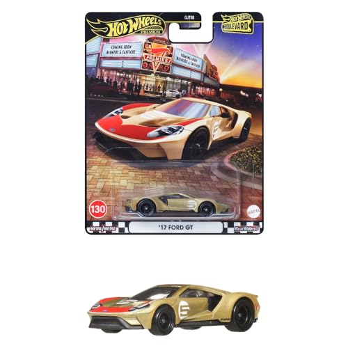 Hot Wheels Blvd Ford GT Mini Car 1:64 Dorado miniatura 1