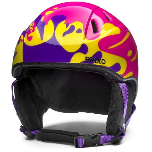 Casco Briko Makalu Graphik Junior para niños de talla S-M con diseño gráfico