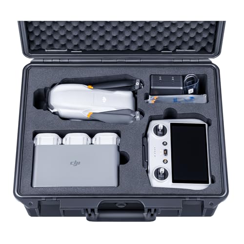 Lykus Titan MA310 wodoodporne twarde etui do DJI Air 3S/Air 3 i DJI RC 2/RC-N2, smycz wspierająca [TYLKO OBUDOW]
