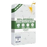 Utopia Bedding Protector de Colchón 100 x 200 x 30 cm Impermeable, Viscosa Premium, Certificación Oeko-Tex, Cubre Colchón Transpirable, Elástico En Todo