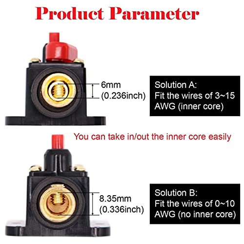 Interruptor de seguro para yates y RV con reinicio de 12V 7