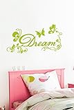 Pegatina de Pared PVC Hommay DREA fresh style de mariposa decoración para el hogar tallado cabecero de cama dormitorio papel pintado mural art dodoskinz 40,3 cm
