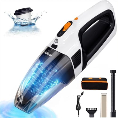 Handheld Vacuum Cordless, Car Vacuum with 8500Pa Strong Suction, Mini