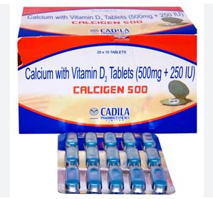 calcigen 500MG Tablet for Calcium With Vitamin D3 for Bone, Joint and Muscle Care Pack of 60 Tablet (B0CZJKVGMC) Amazon Price History, Amazon Price Tracker