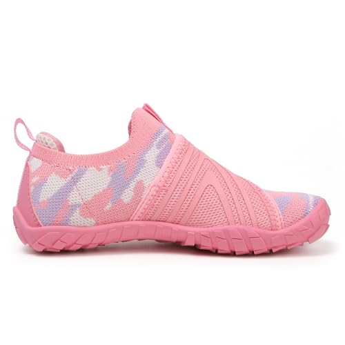 Image of KUBUA Multifunctional Kids Water Shoes Boys Girls Quick Dry Swim Aqua Socks | Wide Toe Box, Lightweight, Barefoot-Style, Breathable, Beach, Pool, Kayak, Water Parks, Hiking, Toddler, Little Kid, Big Kid