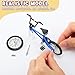 Poen 24 Pcs Kids Mini Finger Bikes Party Favors Miniature Fidget Bicycle Toy Metal Finger Bikes for Students Class Prizes Birthday Gift Goodie Bag Stuffers Carnival Prizes Christmas Stocking Fillers
