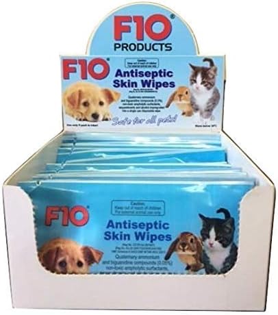 F10 Antiseptic Skin Wipes (box of 20)