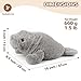 Manatee Stuffed Animals, Microwavable Stuffed Animal Adorable Fluffy Manatee Plush for Warmth Comfort, Heatable Coolable Lavender Scent Toy, Cute Soft Plushie Gift for Kids Adult & Children Boys Girls