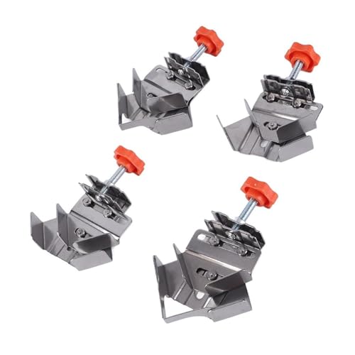 Generic 4x Corner Clamps,Right Angle Clamps Frame Clamps Gift Woodworking Clamps Adjustable for Cabinets Carpenter Dad Men Crafting